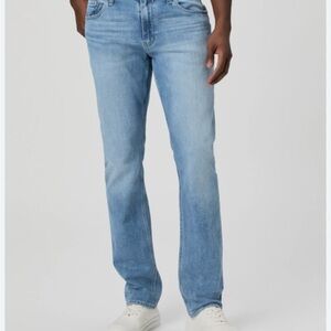 PAIGE Men's Federal slim fit Sky Blue Straight Jeans size 34 NWT